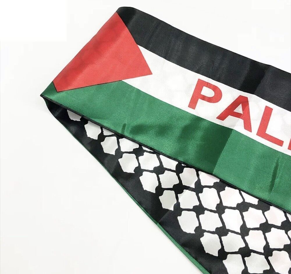 3PCS Palestine Flag Scarf Islamic Gift Keffiyeh Jerusalem Free Gaza AQSA