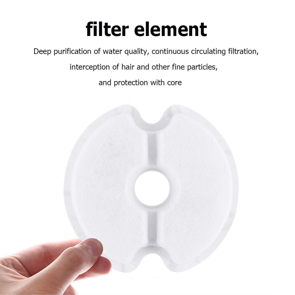 104mm Cat Fountain Replacement Filter Triple Filtration Household Accessories