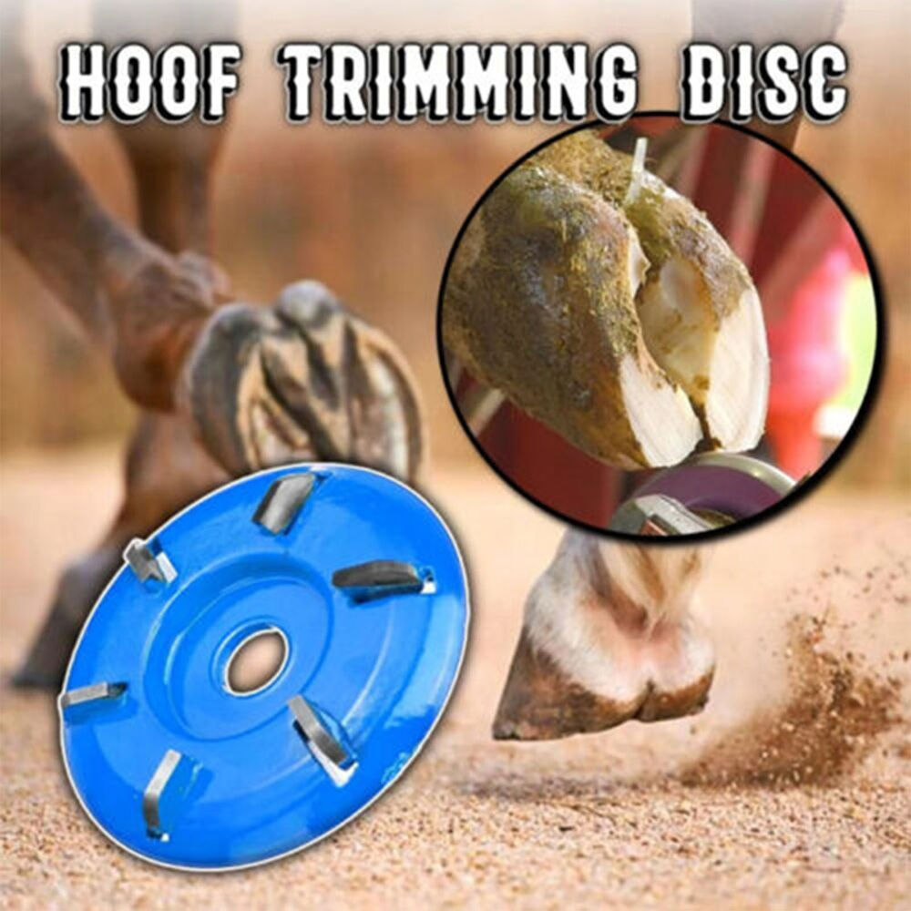 Metal Cow Cattle Hoof Trimming Cutter Livestock Sheep Foot Trimmer Disc Plate