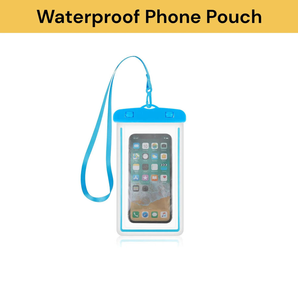 2pcs Universal Waterproof Case Bag IPX8 Floating Phone Pouch Case Dry Bag Underwater