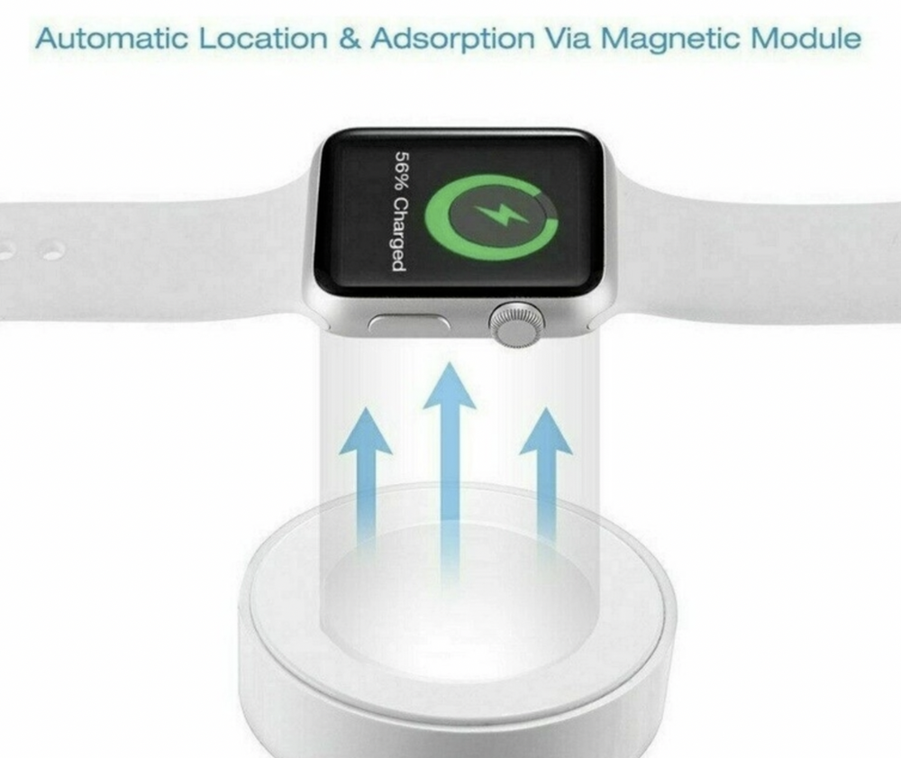 Wireless Magnetic Charger For iWatch Samsung Galaxy Watch 5 Pro/5/4/3 USB Type C