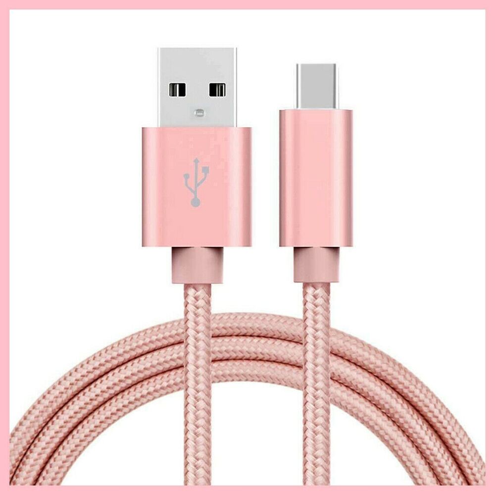 2x USB Type C Fast Charging Charger Cable For Huawei Samsung S21 S22 Ultra USB-C