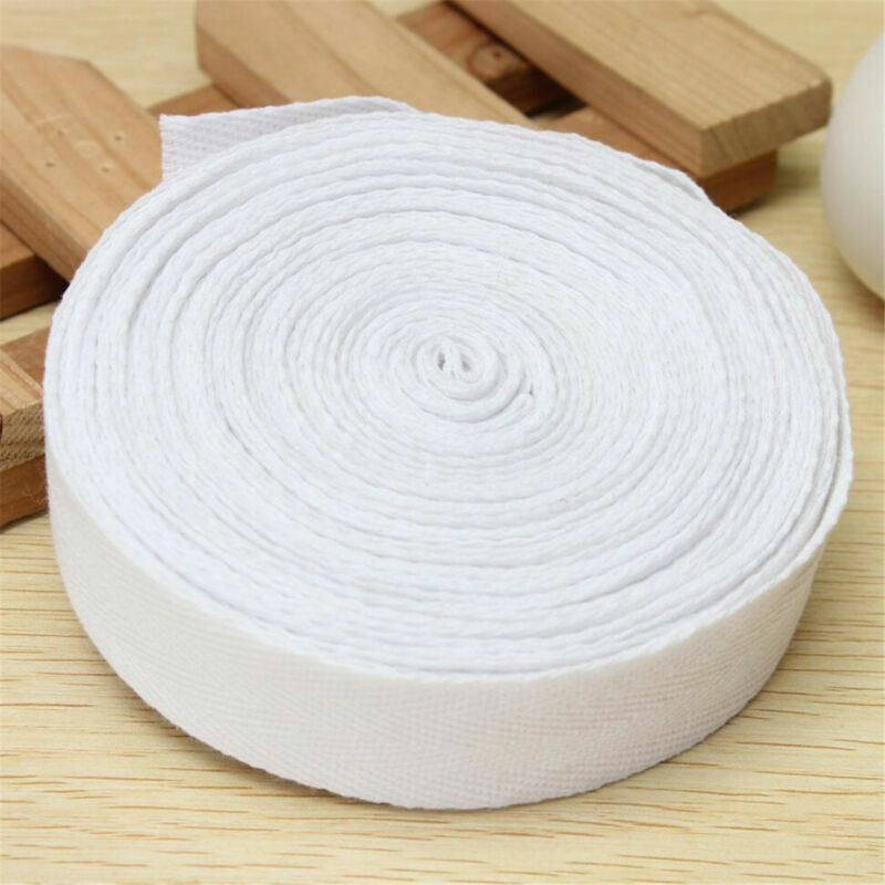 10Mx25mm Cotton Webbing Herringbone Twill Tape Sewing Strap For DIY Apron Cloth