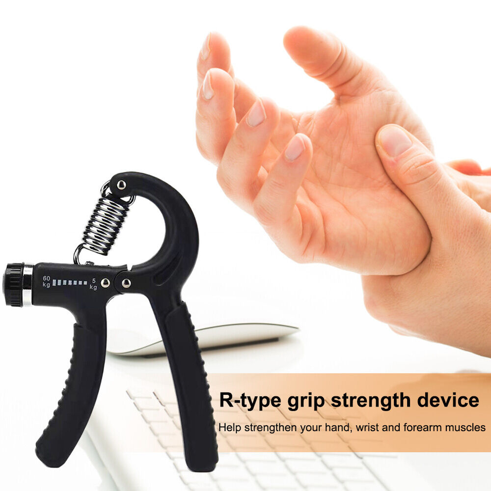 Hand Grip Strengthener Hand Gripper Ergonomic Handle for Strength Training