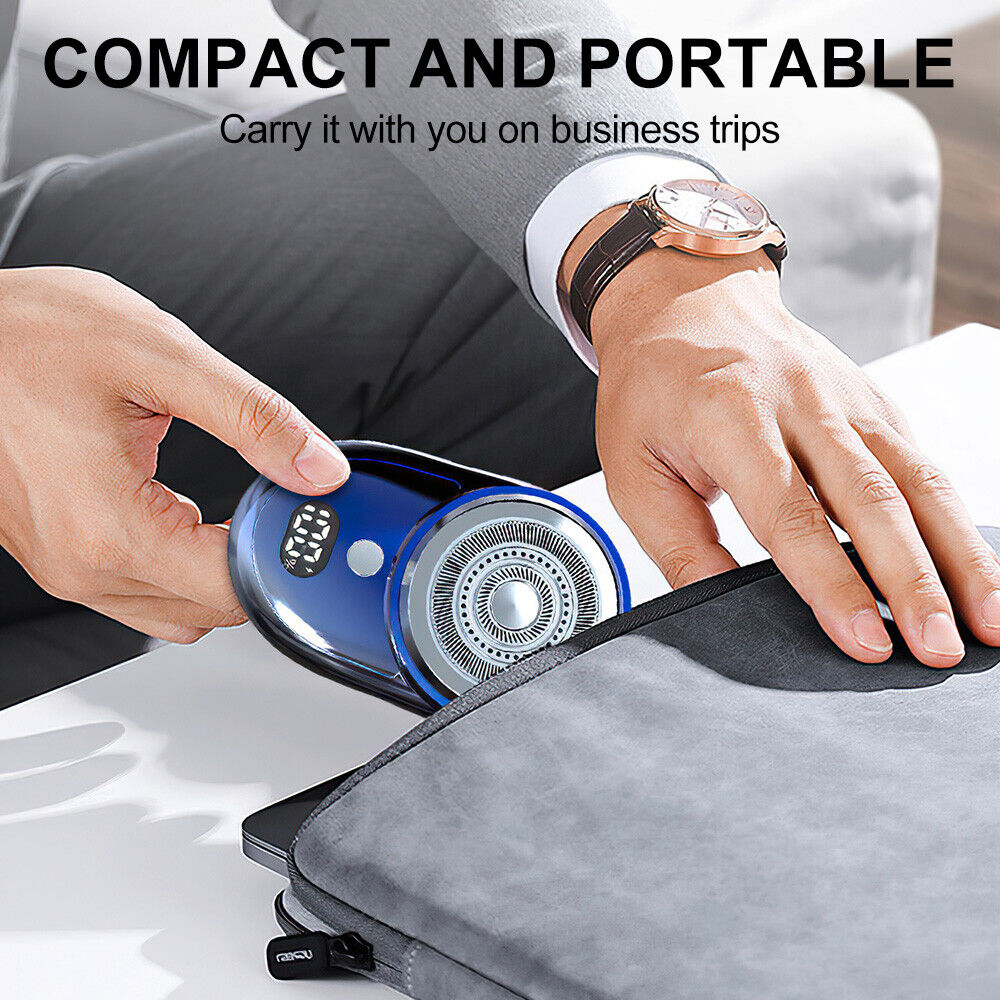 Portable USB Rechargeable Mini-Shave Electric Shaver Pocket Size Razor For Men