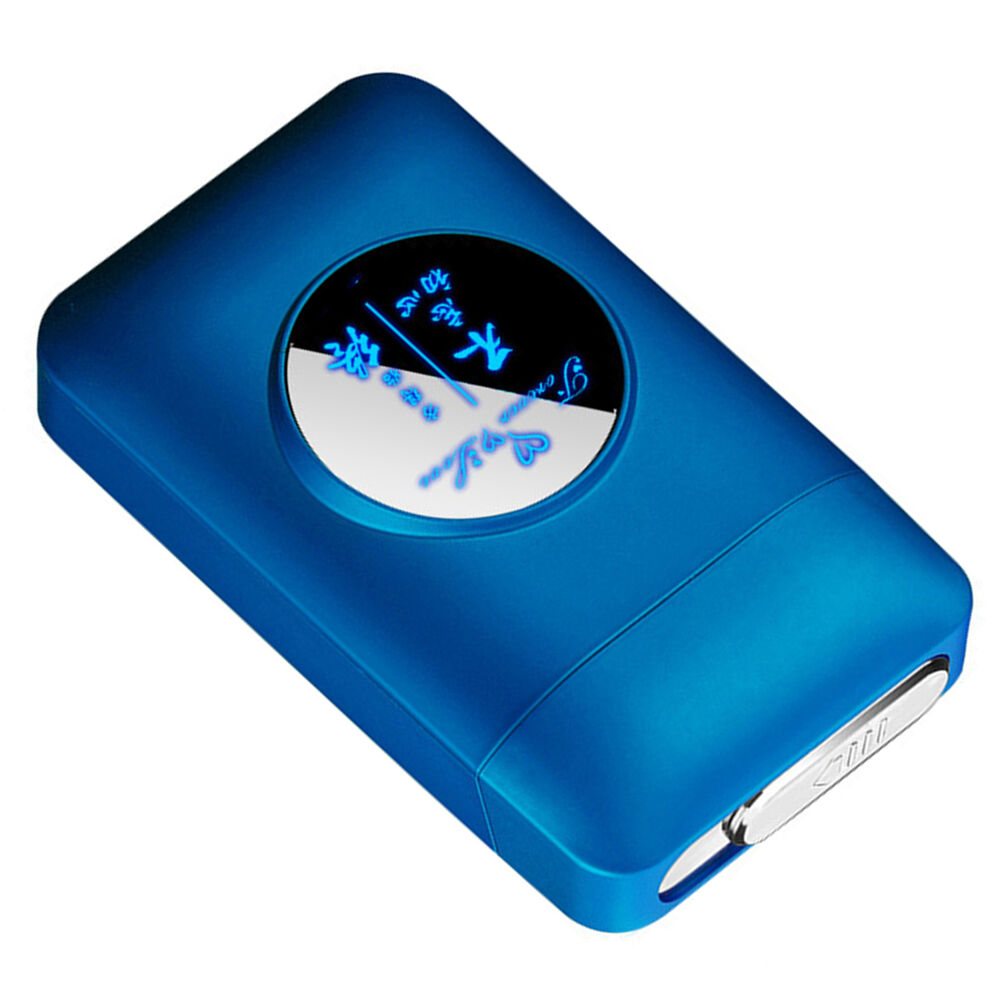 USB Rechargeable Cigarette Case Box With Windproof Lighter