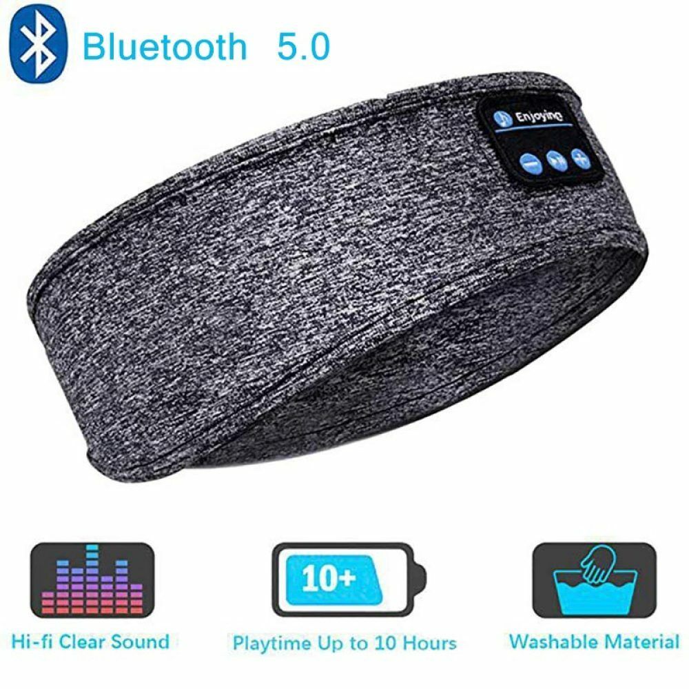 Wireless Cozy Band Sleeping Headphones Waterproof Sport Bluetooth 5.0 Headband