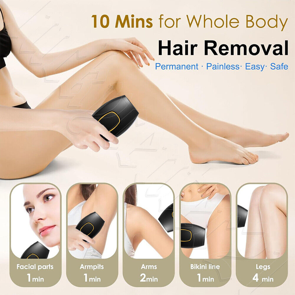 IPL Permanent Laser Hair Removal For Women Men Painless All Body Remover Device