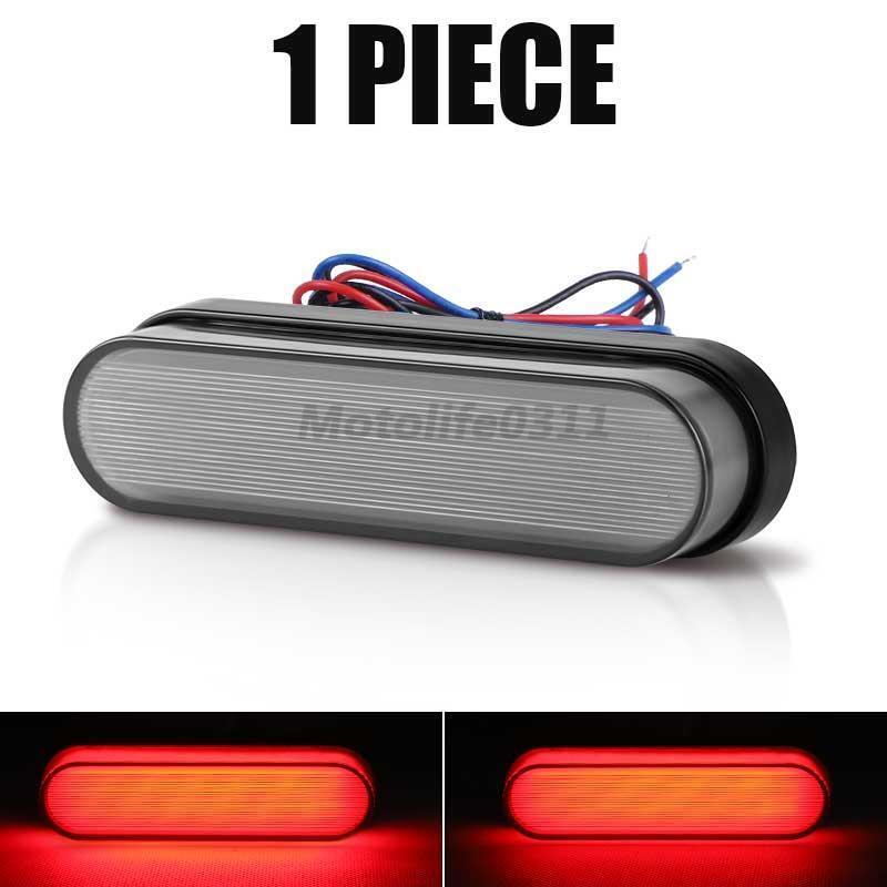 Universal Motorcycle LED Brake Stop Tail Light Rear Lamp For ATV UTV Dirt Bike