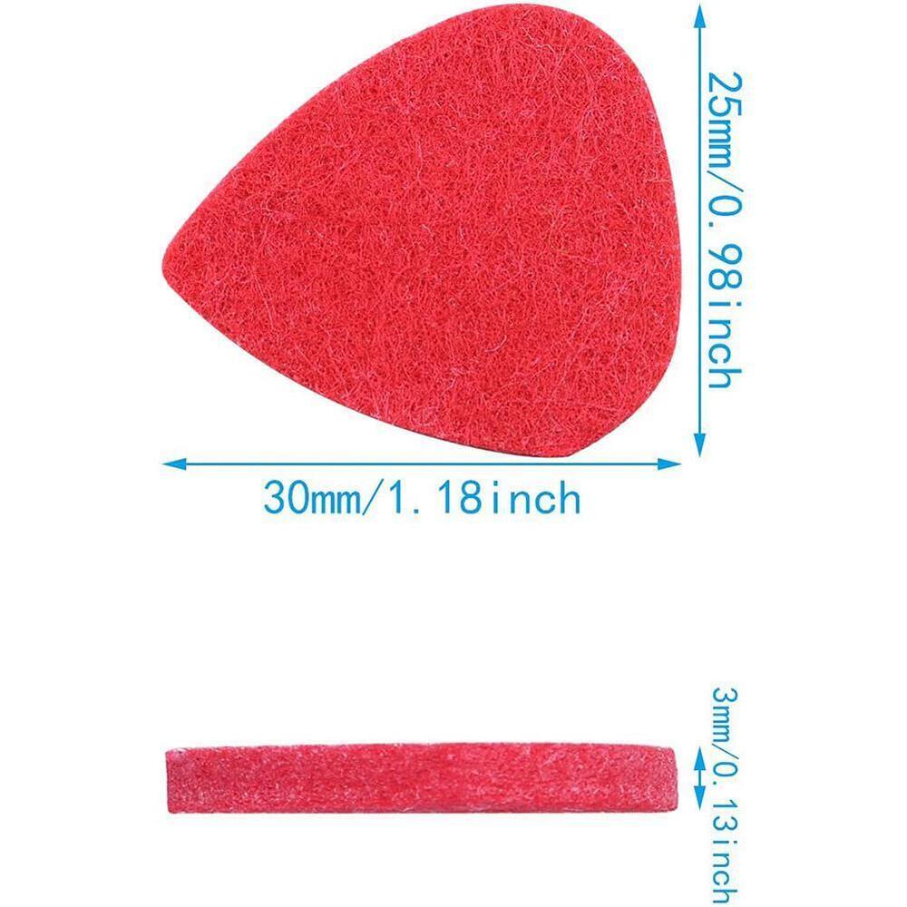 Ukulele Pick Wool Felt Electric Guitar Pick Finger Ukulele Picks