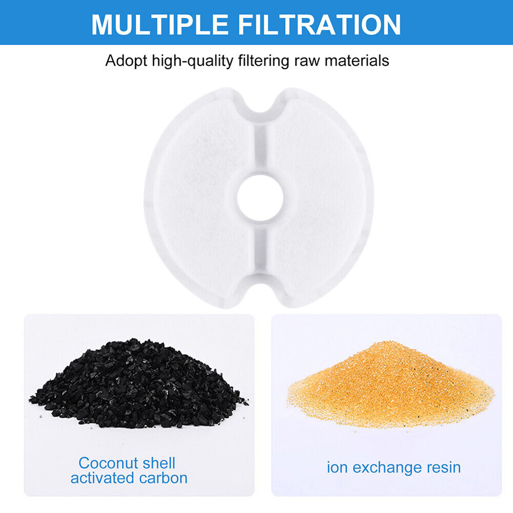 104mm Cat Fountain Replacement Filter Triple Filtration Household Accessories