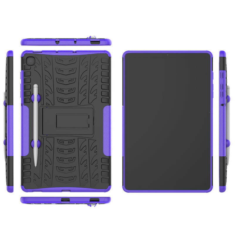 Rugged Rubber Case Cover Stand For Samsung Galaxy Tab S6 Lite 10.4" P610 P613