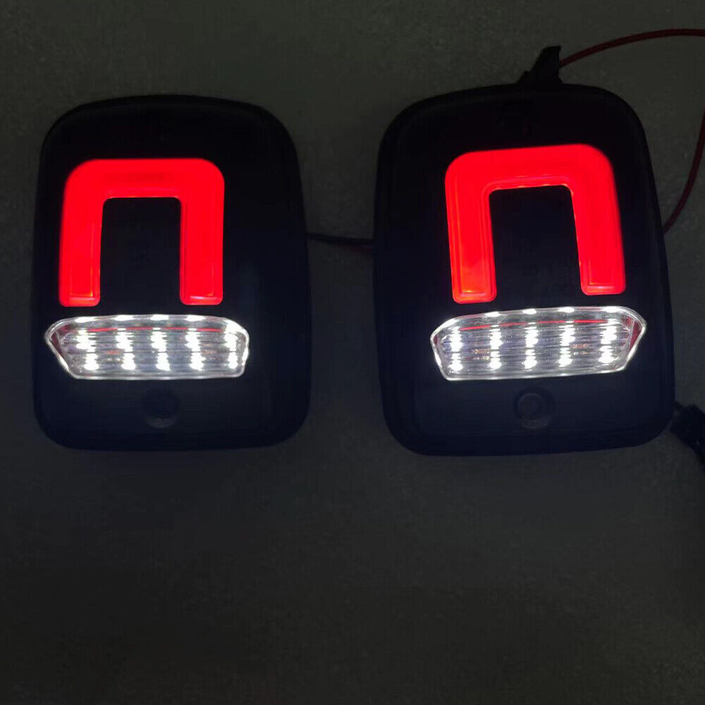 2x For Toyota Tacoma 95-04 White+ Red LED Rear Bumper License Plate Lamp Light