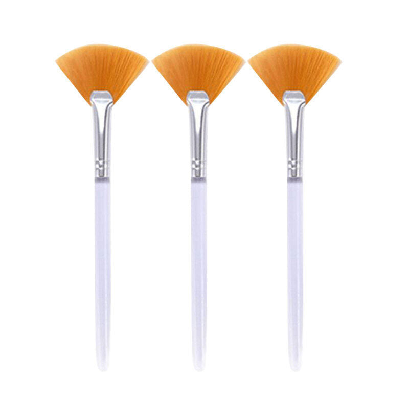 4PCS Women Facial Brushes Fan Mask Brush Soft Brushes Cosmetic Makeup Tools