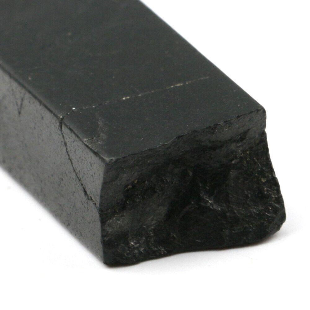 Shungite Pendant Rough Stick EMF Protection Rectangular Healing Stone Necklace