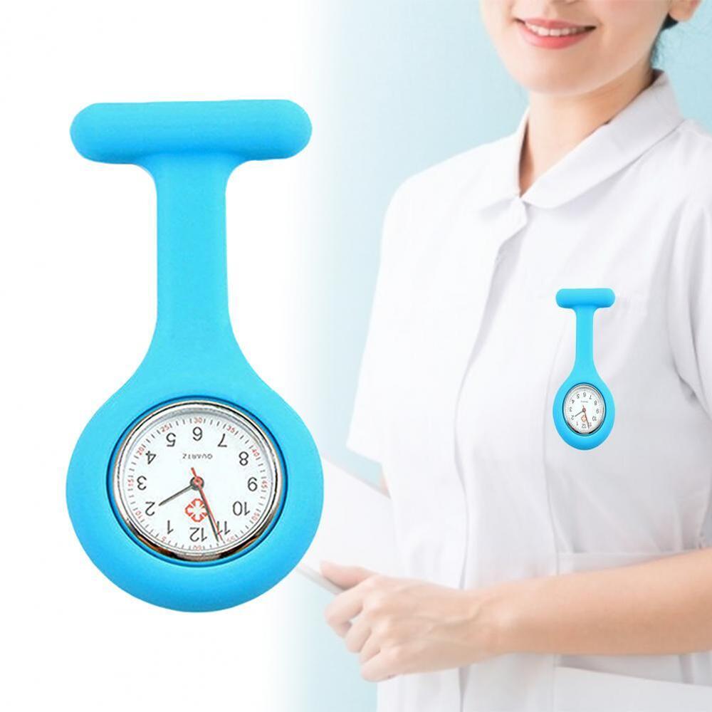 Silicone Nurse Watch Brooch Tunic Fob Nursing Nurses Pocket Pendant Watch