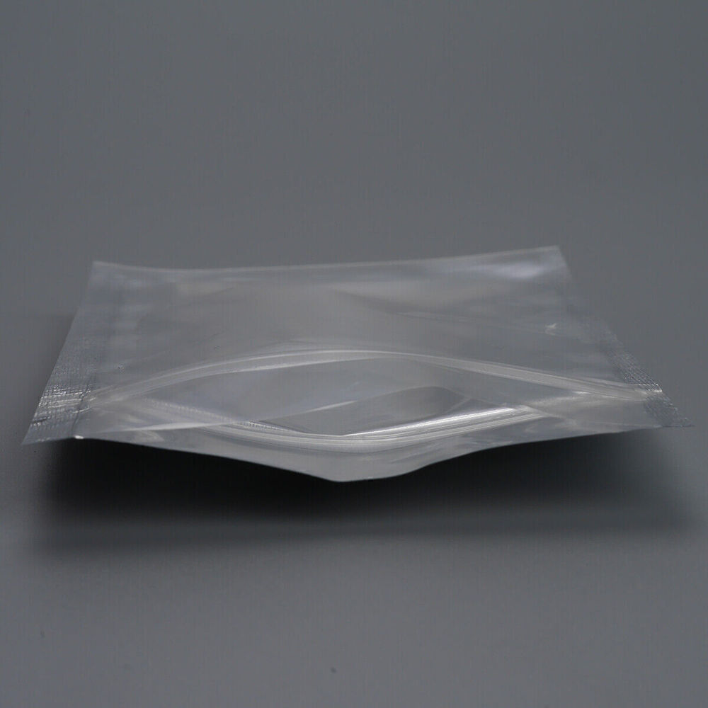 50 x Aluminum Foil Pouch Packing Bag Zip Seal Mylar Self Seal Sliver 100ml Pack of 50