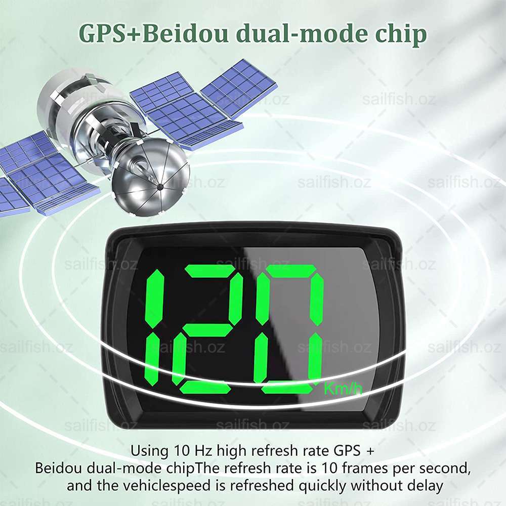 Universal KM/H Digital GPS Speedometer Dual Chips Plug and Play for All Vehicle