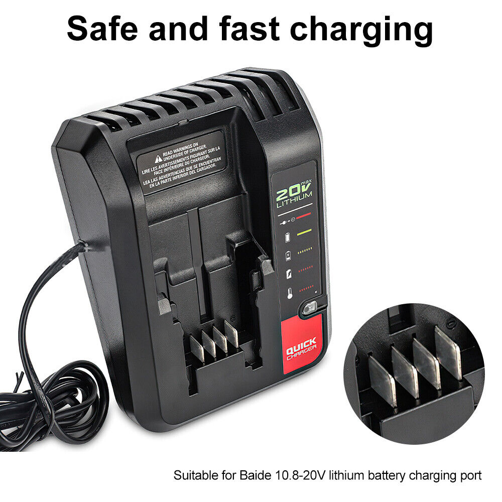 Battery Charger For Black & Decker BL2018 BL4018-XE Lithium-Ion BL1518