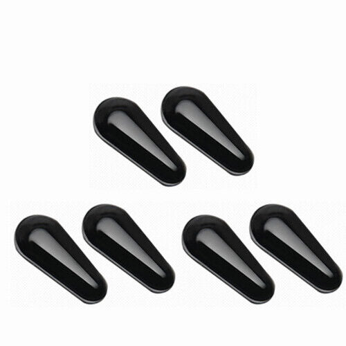 Latest 6 Pairs Silicone Nose Pads Anti Slip Stick-On for Sunglasses Glasses -NEW