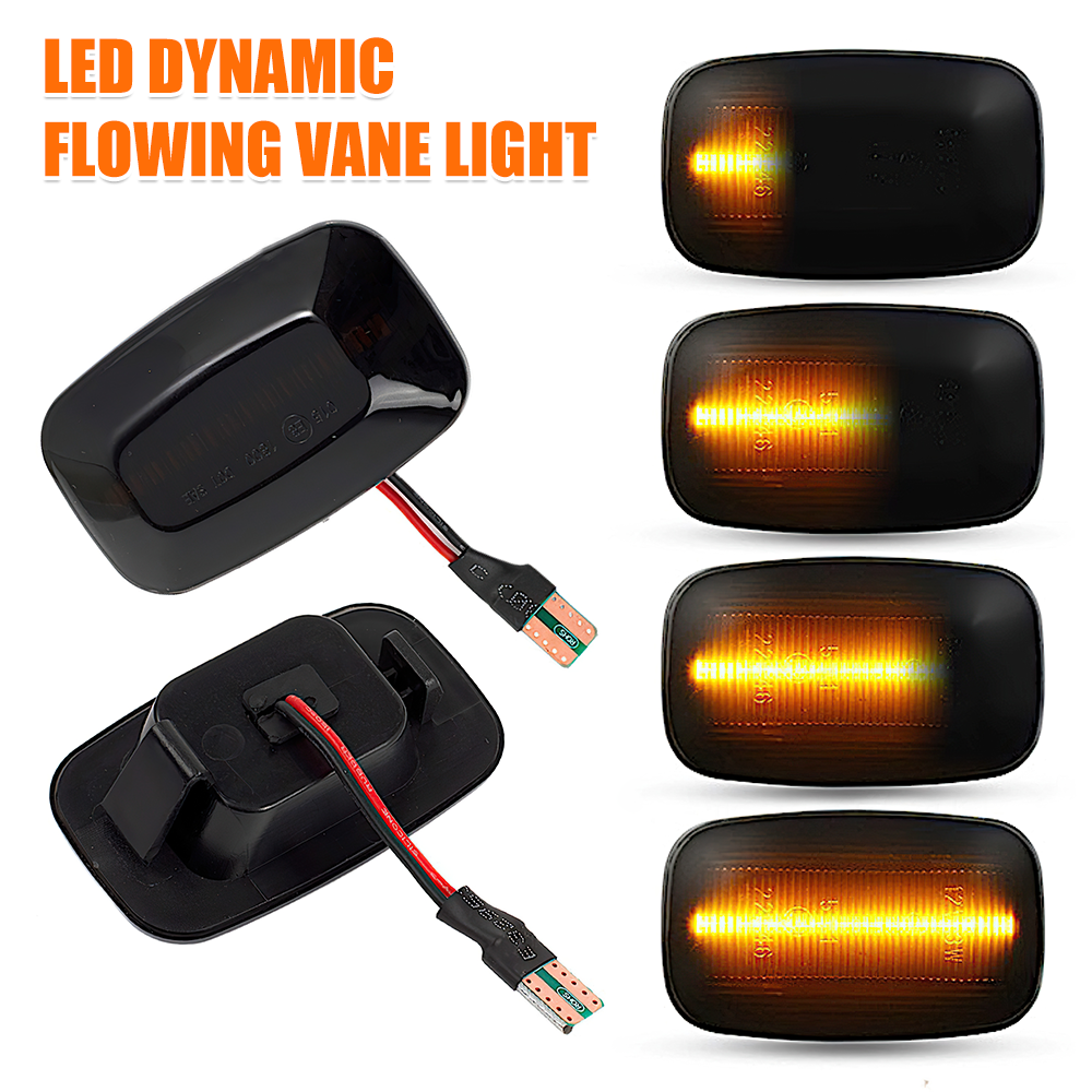 2X Dynamic LED Side Indicator Light Marker For Land Cruiser 70 80 100 Series