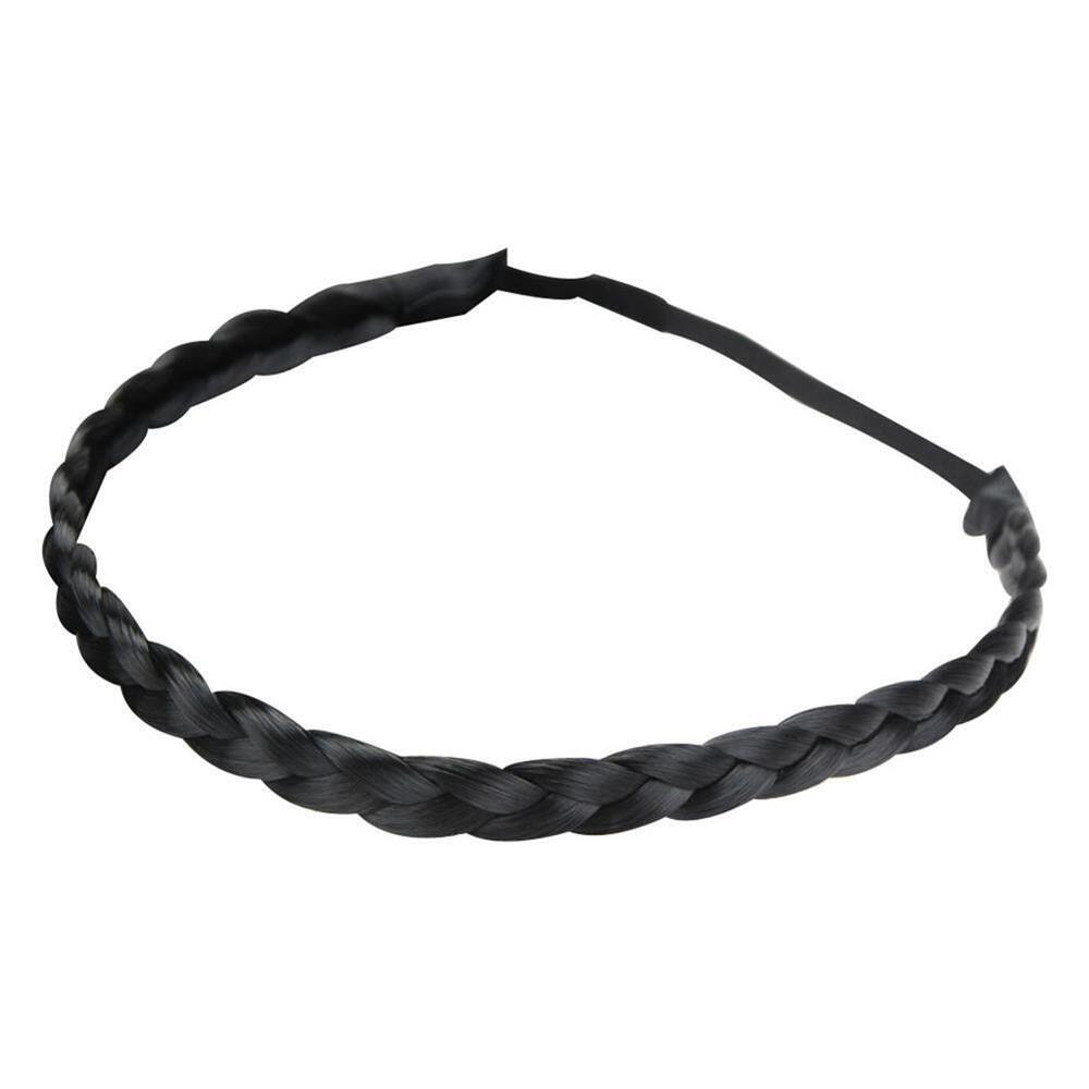 Hair Band Plaited Headband Synthetic Wig Braided Elastic Band Hair Extension