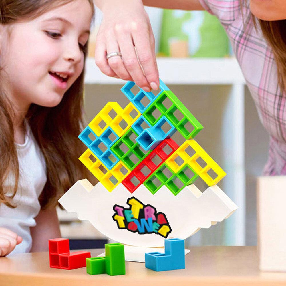 Tetra Tower Balancing Stacking Toys,Board Games for Kids & Adults Games #T