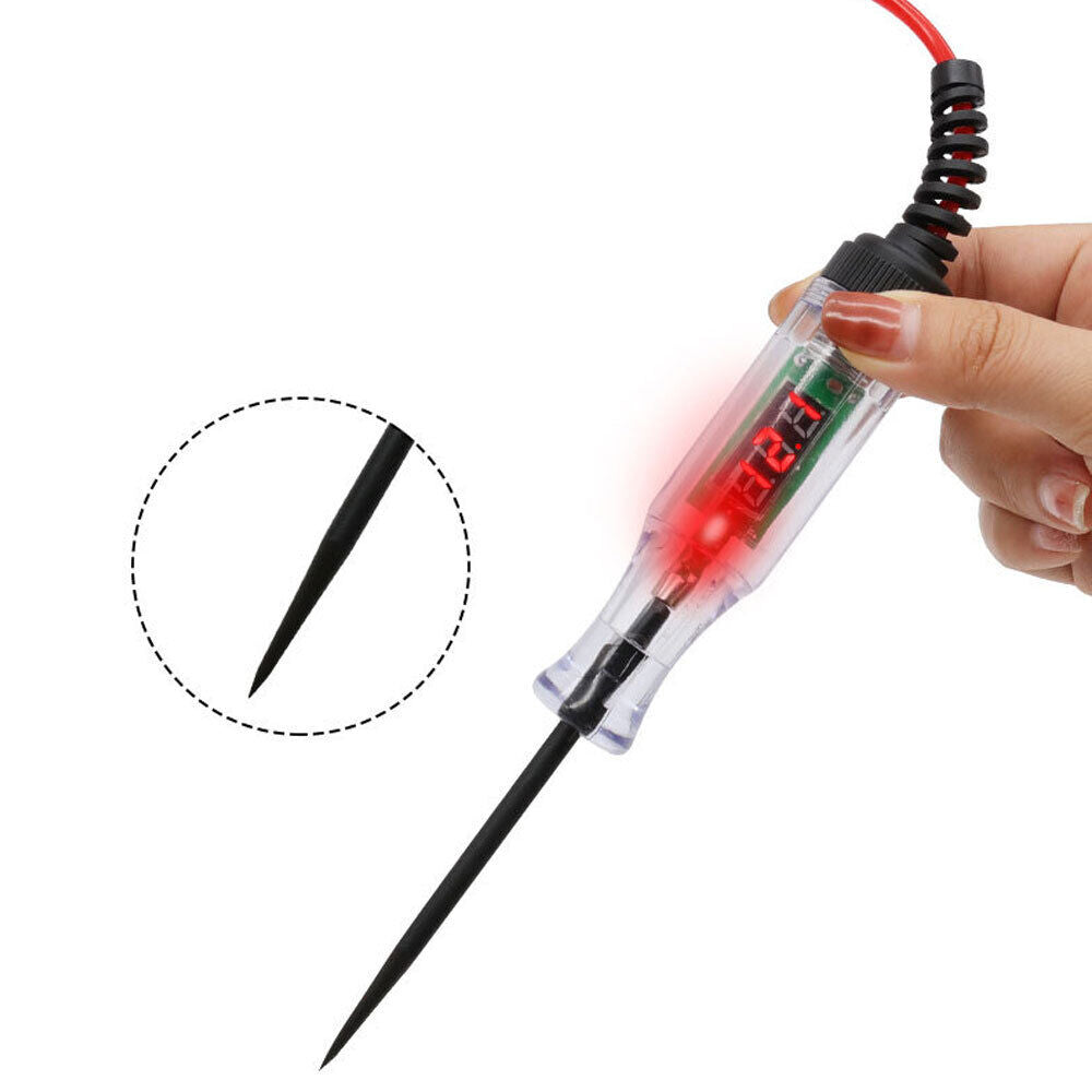 3-24V Digital Electric Circuit LCD Tester Test Light Car Truck Voltage Probe Pen