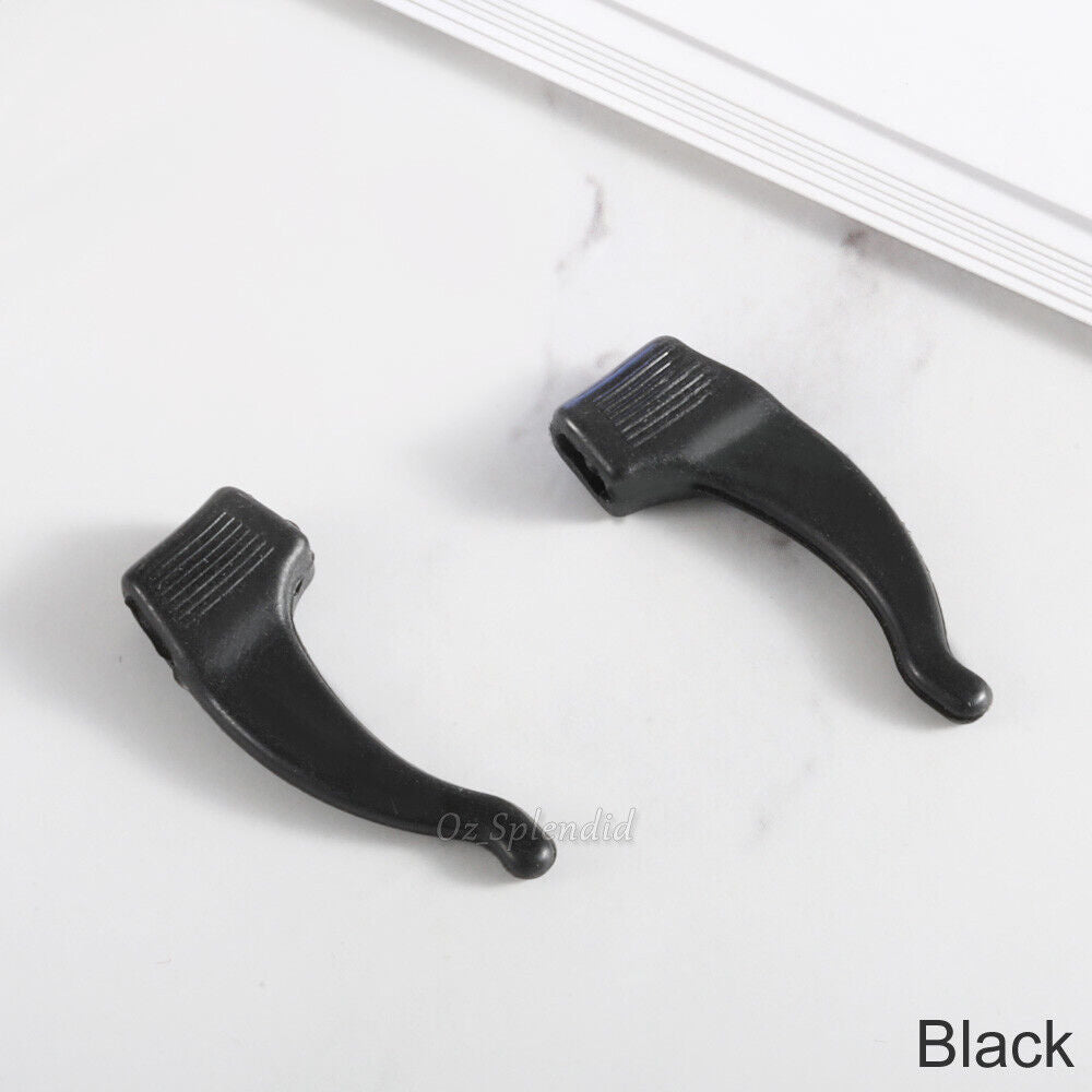 2x Anti-Slip Glasses Hook Ear Grip Silicone Spectacle Holder Australia Stock NEW