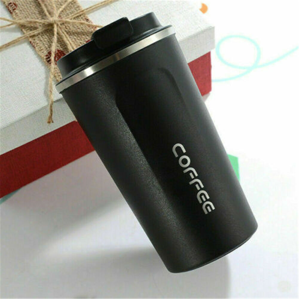 Insulated Reusable Coffee Mug Vacuum Travel Cup Thermal Stainless Steel Flask