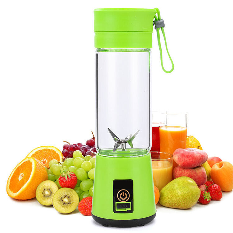 Rechargeable PORTABLE USB ELECTRIC FRUIT JUICER SMOOTHIE BLENDER TRAVEL BOTTLE