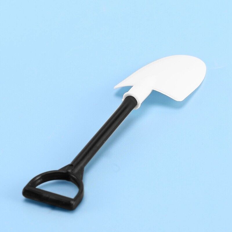 100Pcs Plastic Disposable Shovel Spoon Potted Cake Ice Cream Garden J5X1