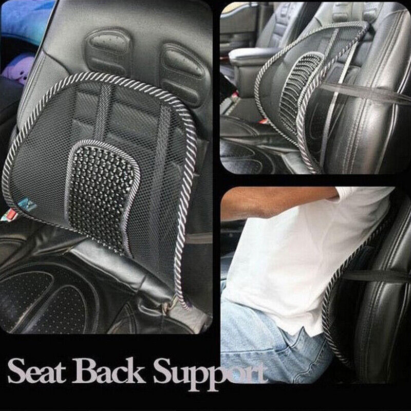 2x Mesh Lumbar Back Support for Office Home Car Seat Chair Truck Pillow Cushion