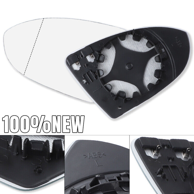 RH & LH Mirror Glass for VW GOLF MK7 MK7.5 2013-2018 With Heated Convex Base