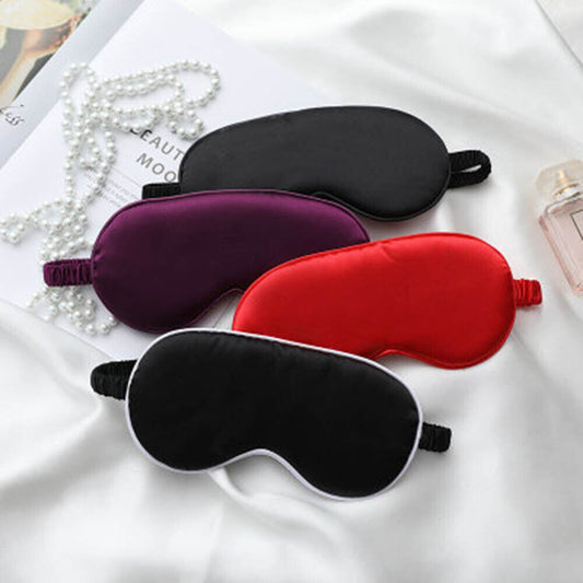 Travel Sleeping Eye Mask Luxury Blindfold Shade Cover Quality Sleep Eyepatch Pad