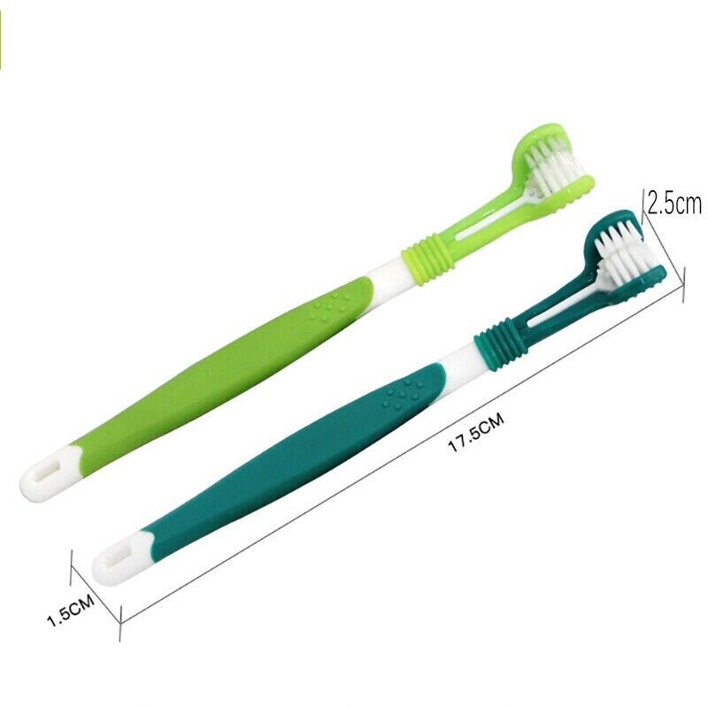 Pet Toothbrush Dog Teeth Cleaning Brush Pet Cat Toothbrush Dog Dental Care Oral