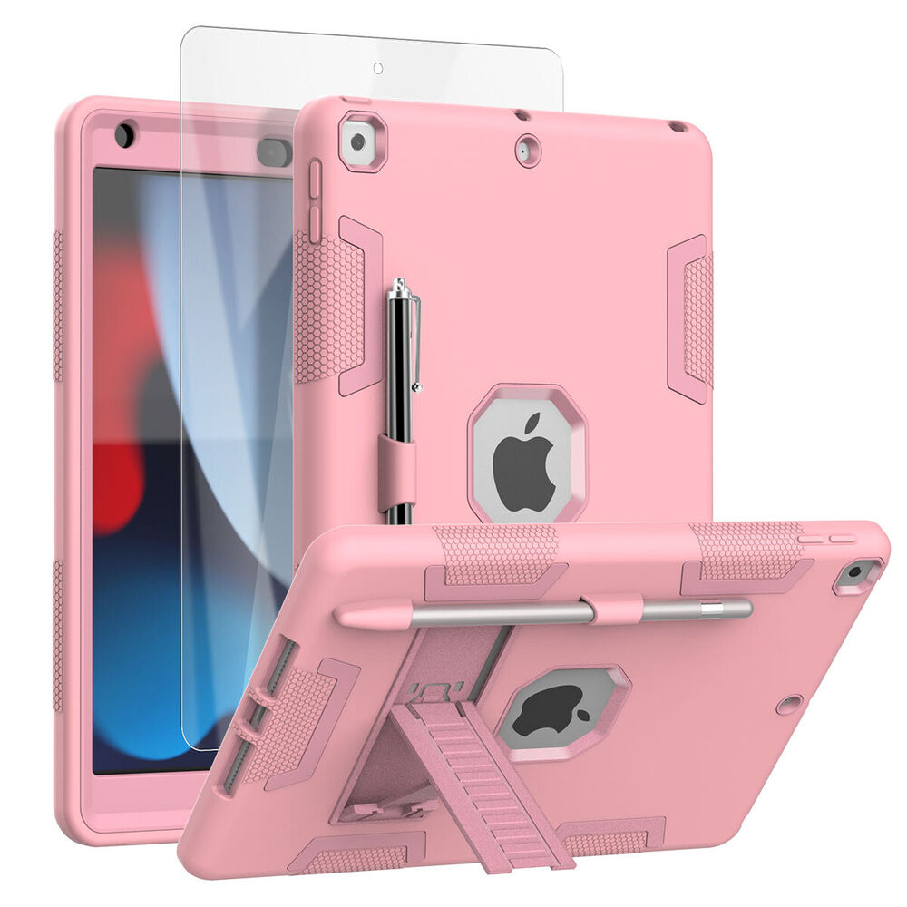 For iPad 9th Generation 10.2 inch Case Hybrid Shockproof Heavy Duty Stand Cover