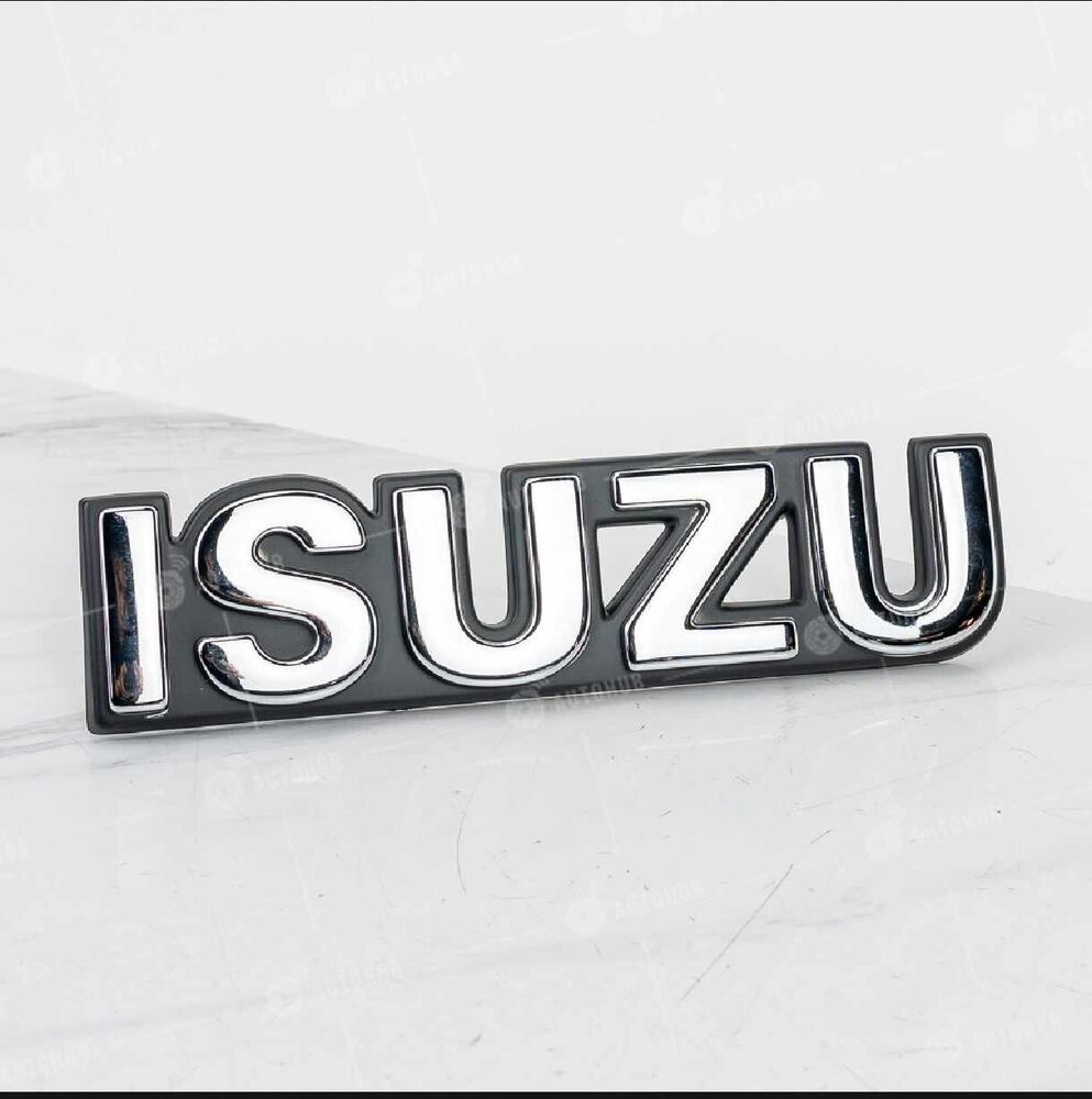 ISUZU SILVER FRONT LOGO EMBLEM BADGE FOR ISUZU TFR 1989-2001