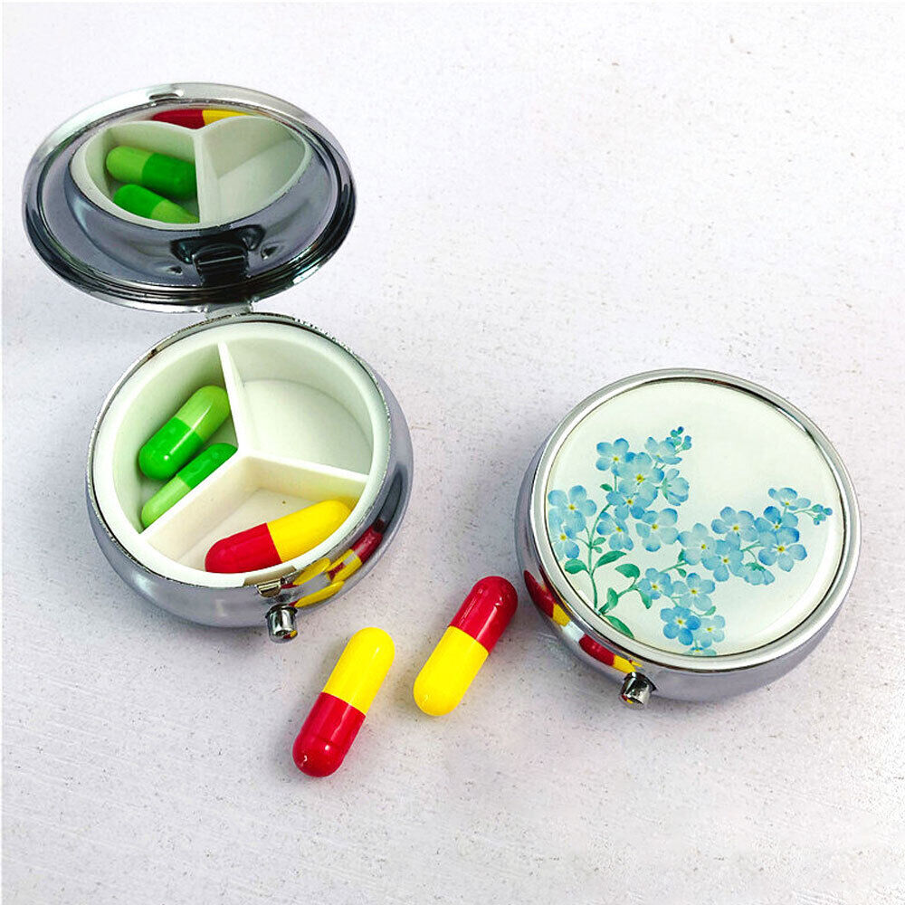 Small Tablet Pill Box Medicine Organiser Dispenser Storage Case For Healthy Care