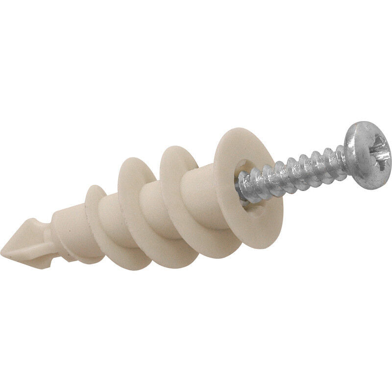 NYLON wall mates HOLLOW WALL ANCHOR PLASTERBOARD FIXINGS Screw Plug 13mmx33mm