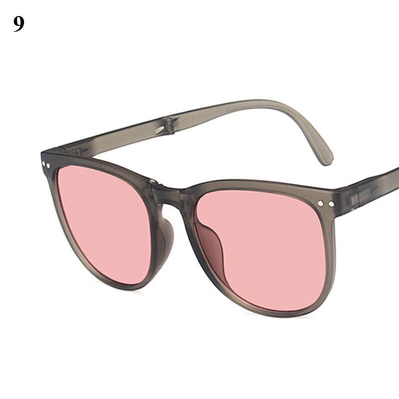 Women's Glasses Sunglasses Large Sunglass Folding Eyewear Glasses Case Portable