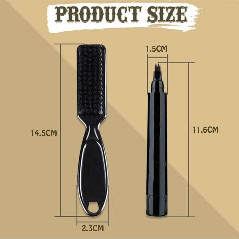 Hair Beard Filler Pen Beard Camouflage Hair Grower Beard Fr Men With Beard Brush