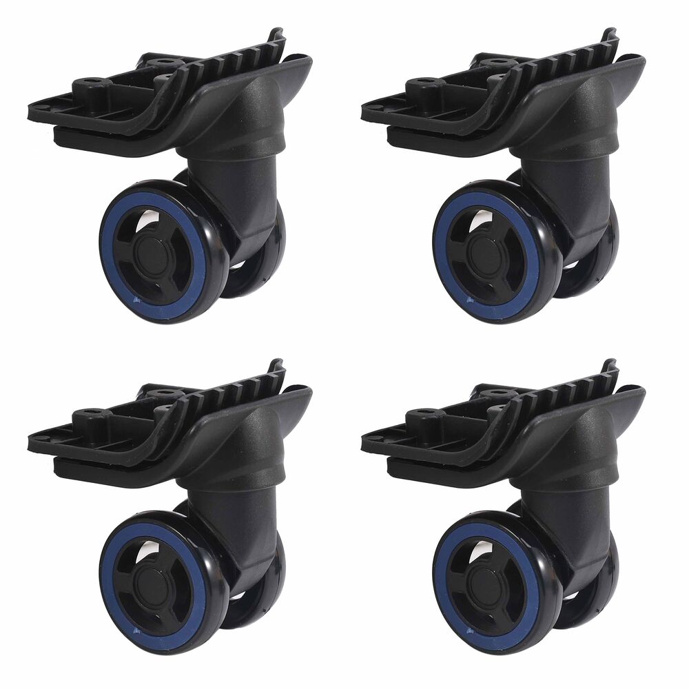 4pcs/set No Noise 360 Degree Luggage Wheel Replacement for Travel Case Trolley