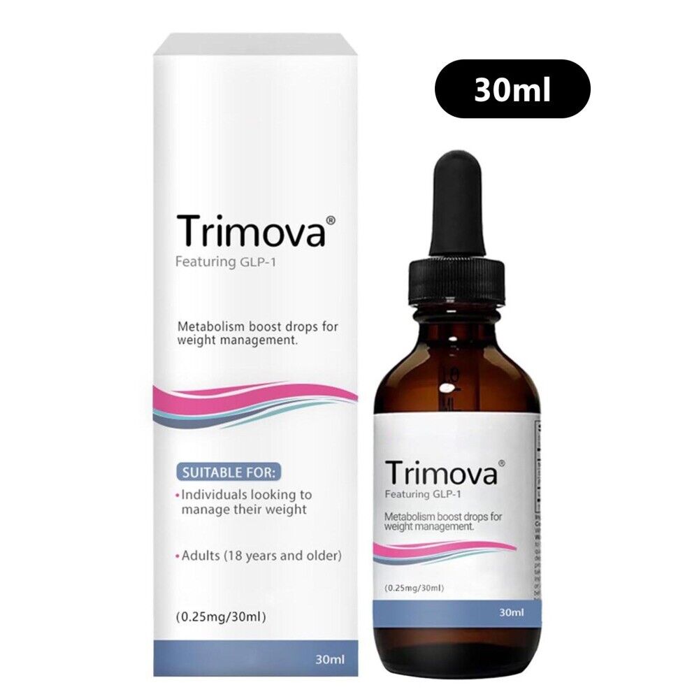 30ML TRIMOVA Drops - Trimova Metabolism Drops for Men & Women 2PCS