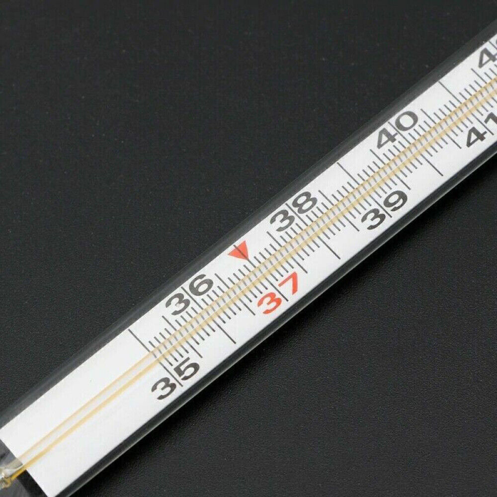 3x Adult Kids Thermometer Scale Traditional Glass Clinical Accuracy Mercury Free