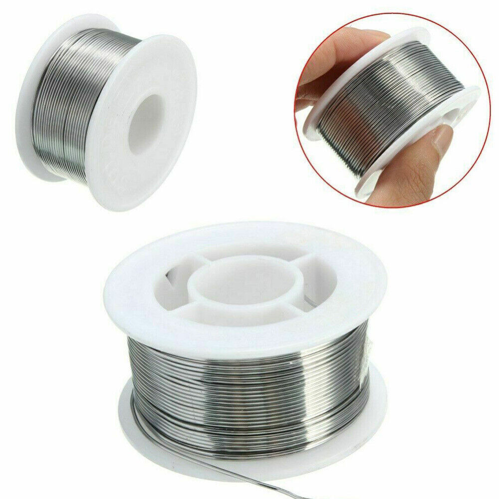 60/40 Tin Lead Solder Wire Rosin Core Soldering Kit Tool 2% Flux Reel 1/1.5/2mm