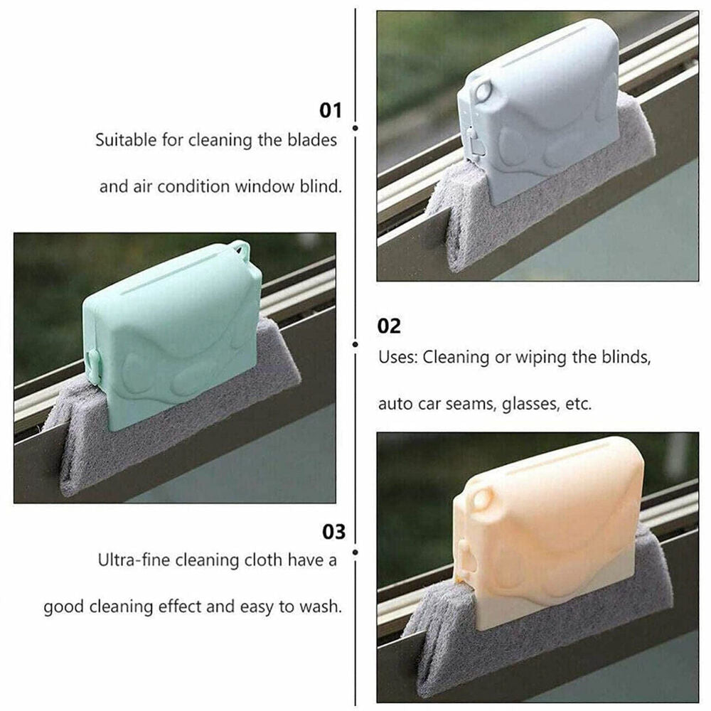 Window Door Track Cleaning Brush Gap Groove Sliding Tools Dust Cleaner Kitchen