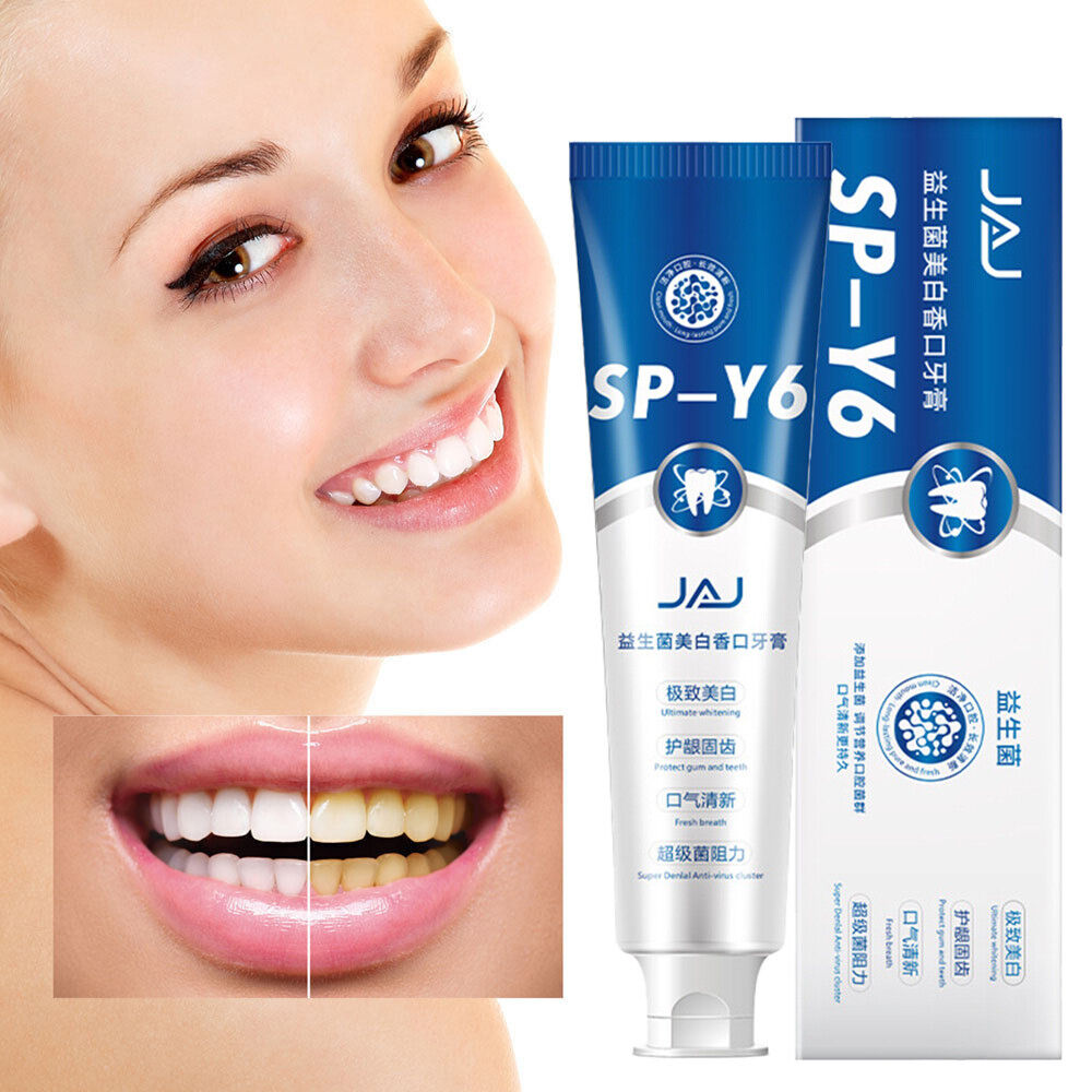 Probiotics Toothpaste, SP-Y6 Beneficial Bacteria Whitening Mouth Toothpaste #T