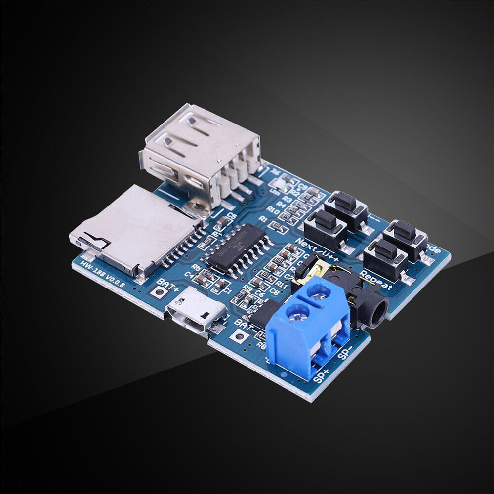 Audio Player Amplifier Module 2W Voice Amplifier Module 3.7-5.5V for Voice Audio