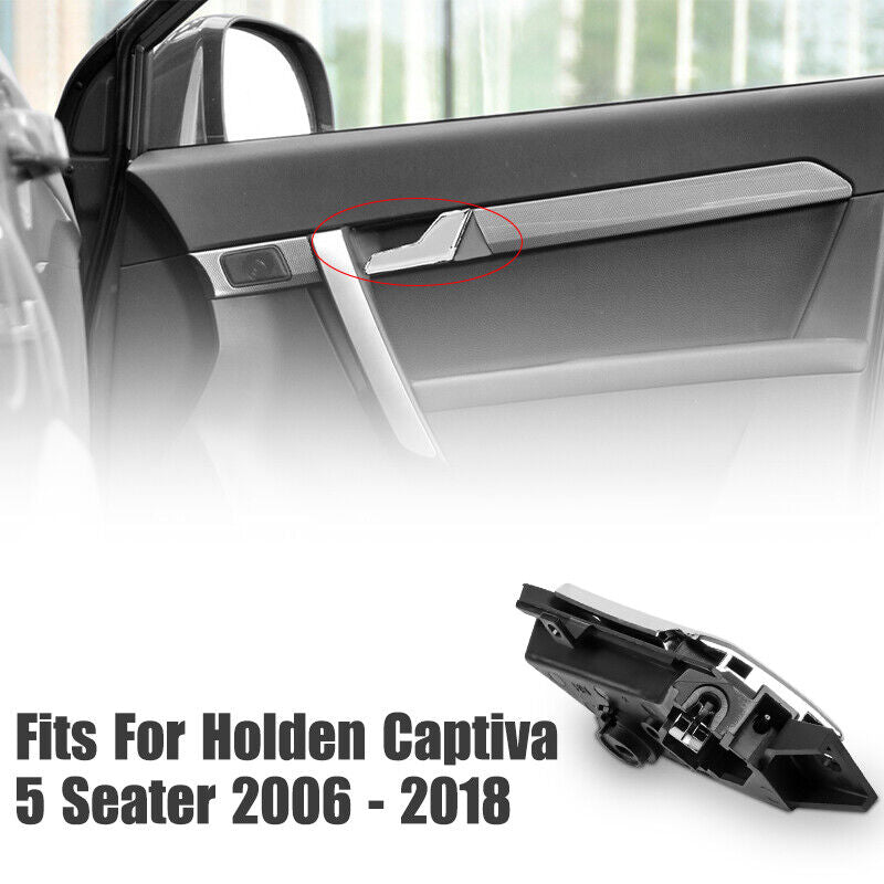 4Pcs Left & Right Inner Door Handle For Holden Captiva 5 Seater 2006-2018 Chrome